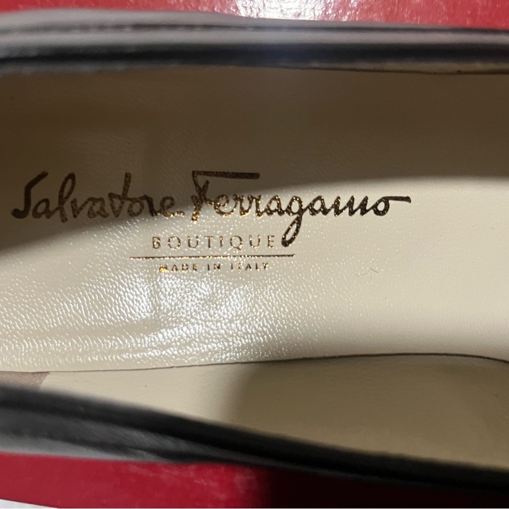 Salvatore Ferragamo Dark Brown Leather Loafers - Picture 4 of 6